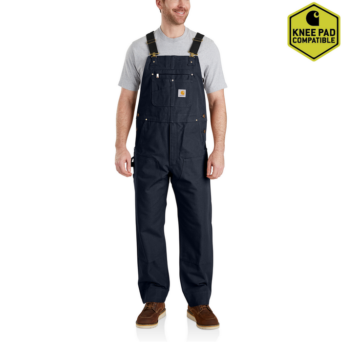 DUCK BIB OVERALLS - 412-Navy | Carhartt 102776