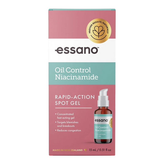 Essano Niacinamide Rapid-Action Spot Gel targets blemishes and control excess oil for clearer skin