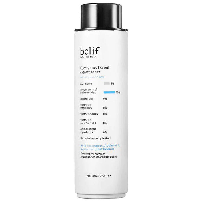 Belif Eucalyptus Herbal Extract Toner Nudie Glow Australia