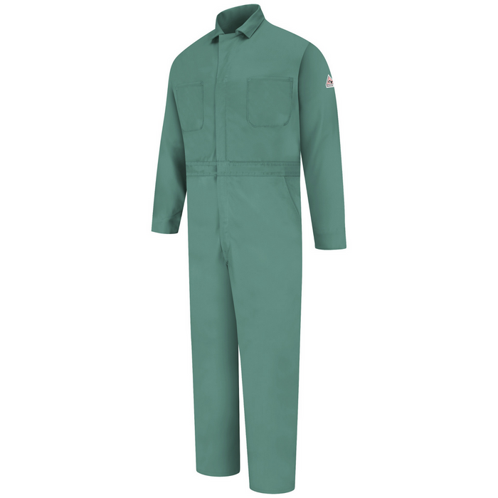 EXCEL FR GRIPPER FRONT COVERALL - VG-Visual Green | Bulwark CEW2