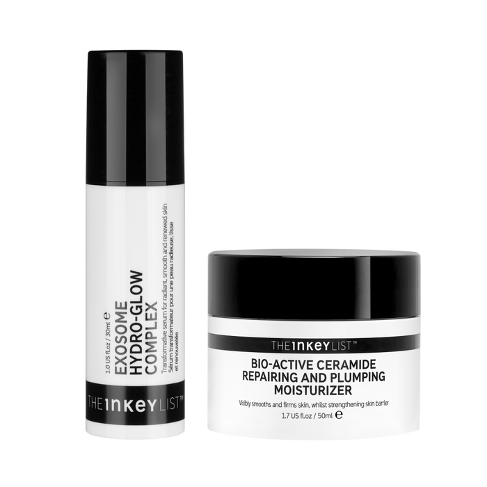 Exosome Hydra-Glow Complex and Bio-Active Ceramide Moisturizer
