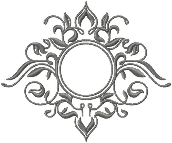 FANCY CIRCLE FRAME 34