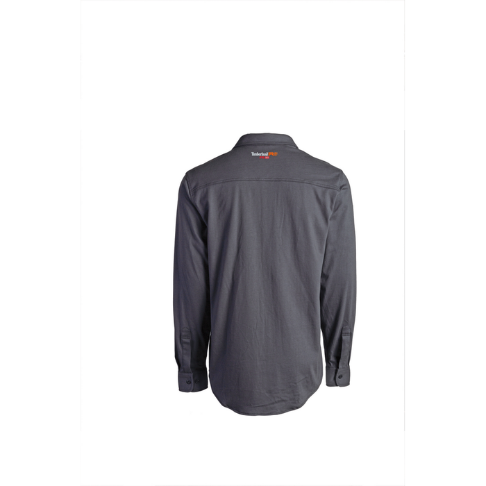 FLAME RESISTANT COTTON CORE BUTTON FRONT SHIRT - 003-Charcoal | Timberland PRO TB0A236V