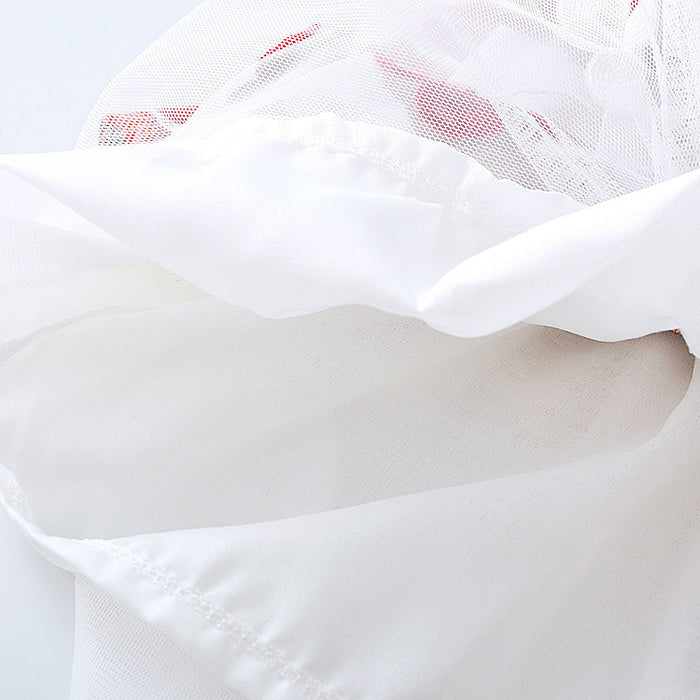 Flower bow long sleeve dress 🇨🇳