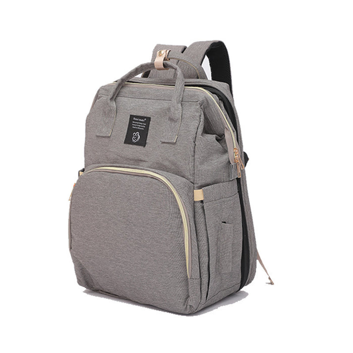 Folding Crib Fashion Maternal And Baby Large-capacity Double Shoulder Backpack 🇨🇳