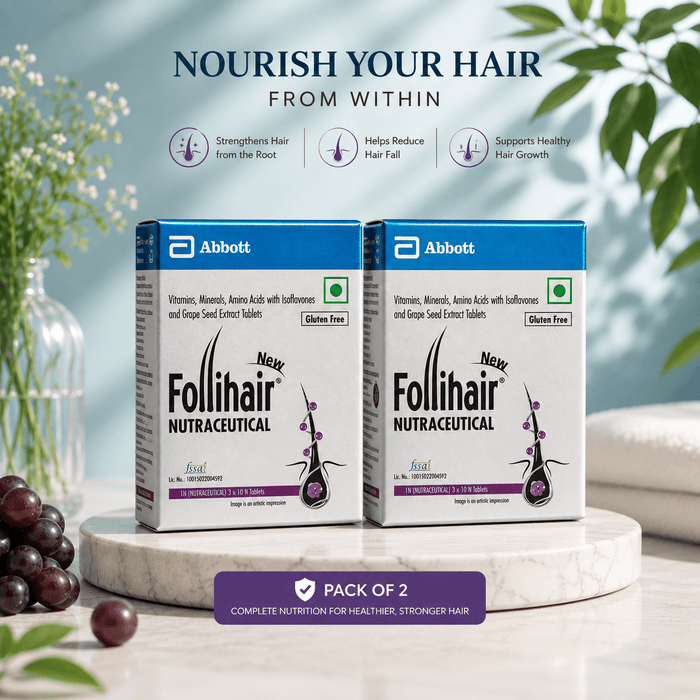 Follihair Nutraceutical Tablets - Cosmosentials