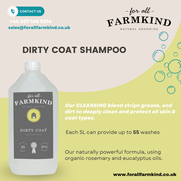 For All FarmKind Dirty coat shampoo