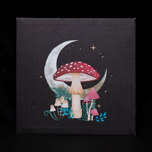 Forest Mushroom Light Up Canvas Plaque 🇬🇧