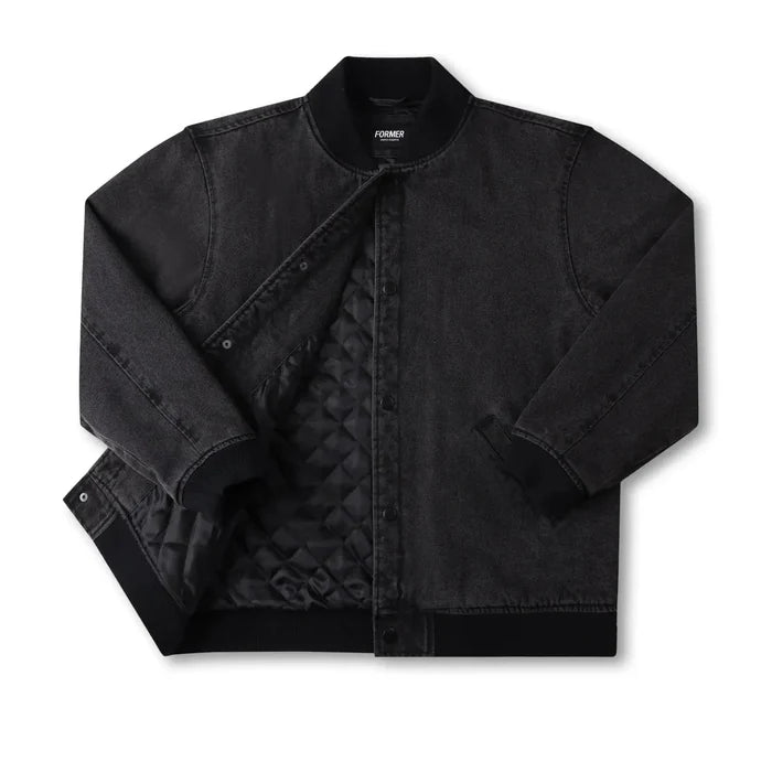 Former AG Varsity Jacket Denim
