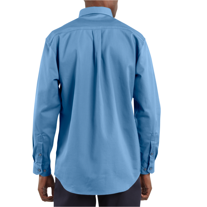 FR CLASSIC TWILL SHIRT - MBL-Medium Blue | Carhartt FRS160
