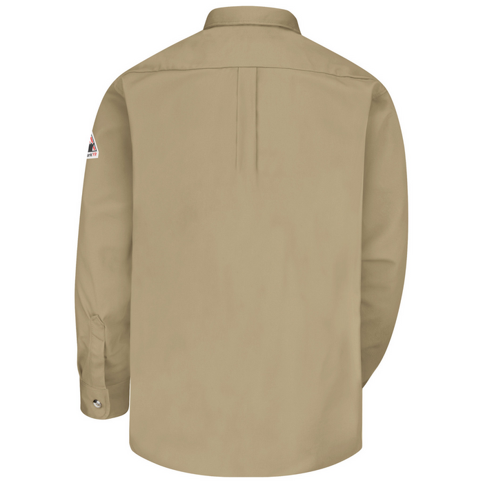 FR MIDWEIGHT DRESS UNIFORM SHIRT - KH-Khaki | Bulwark SLU2