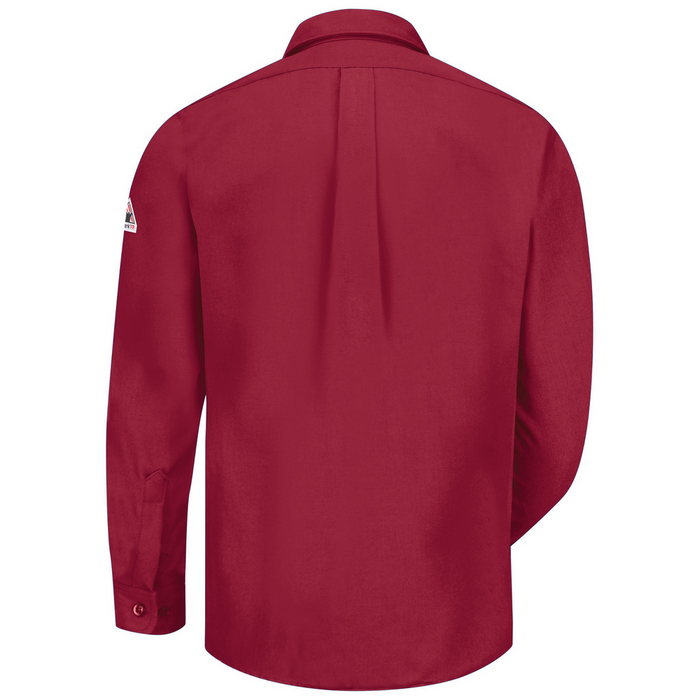 FR NOMEX BUTTON-FRONT UNIFORM SHIRT - RD-Red | Bulwark SND6
