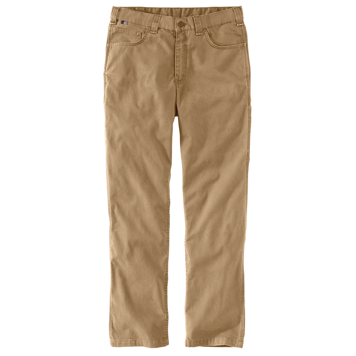 FR RUGGED FLEX RELAXED FIT WORK PANT - DKH-Dark Khaki | Carhartt 104204