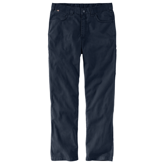 FR RUGGED FLEX RELAXED FIT WORK PANT - I26-Navy | Carhartt 104204
