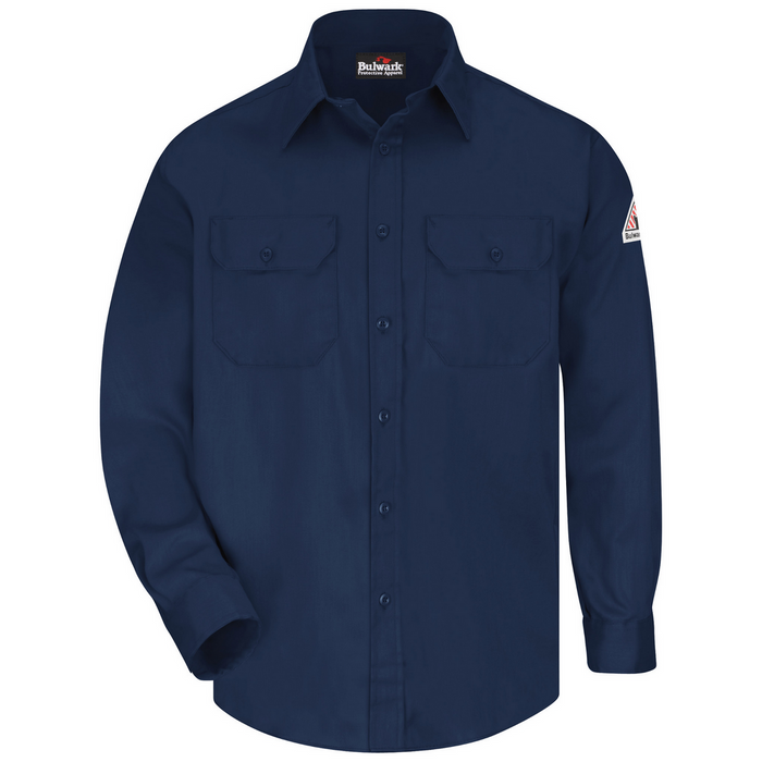 FR UNIFORM SHIRT - NV-Navy | Bulwark SLU8