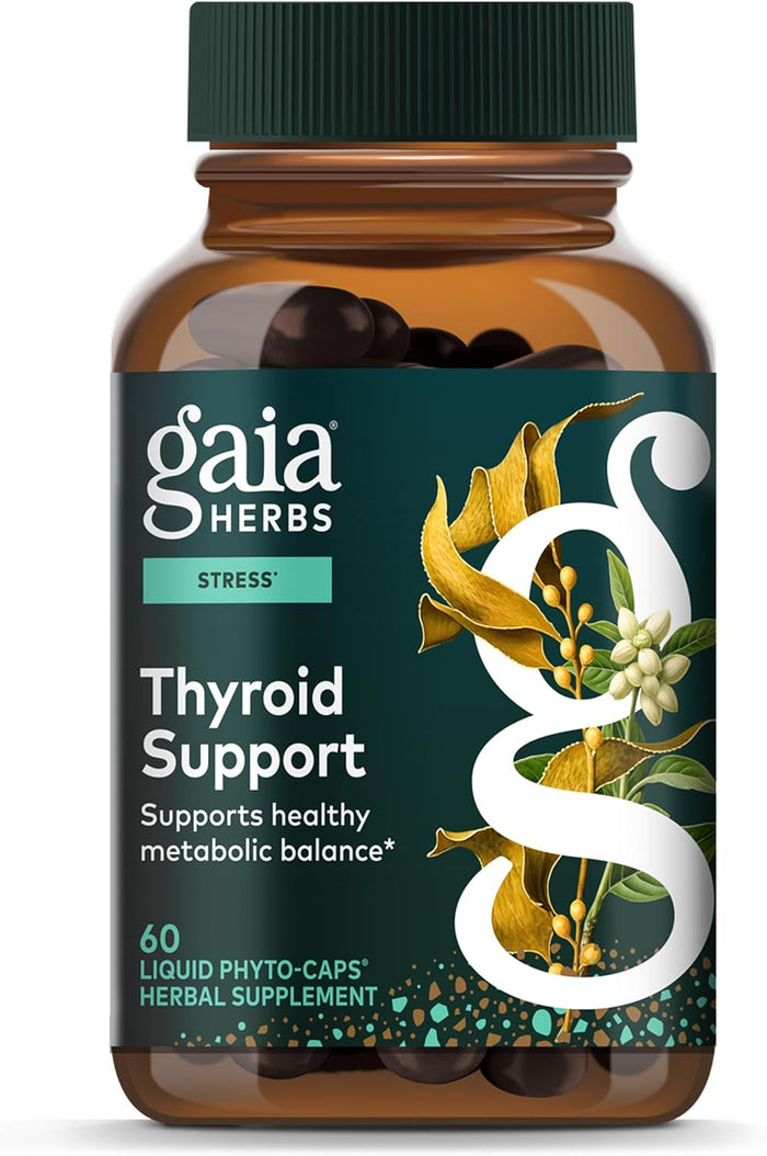 Gaia Herbs Thyroid Support - 60 Capsules Gaia Herbs
