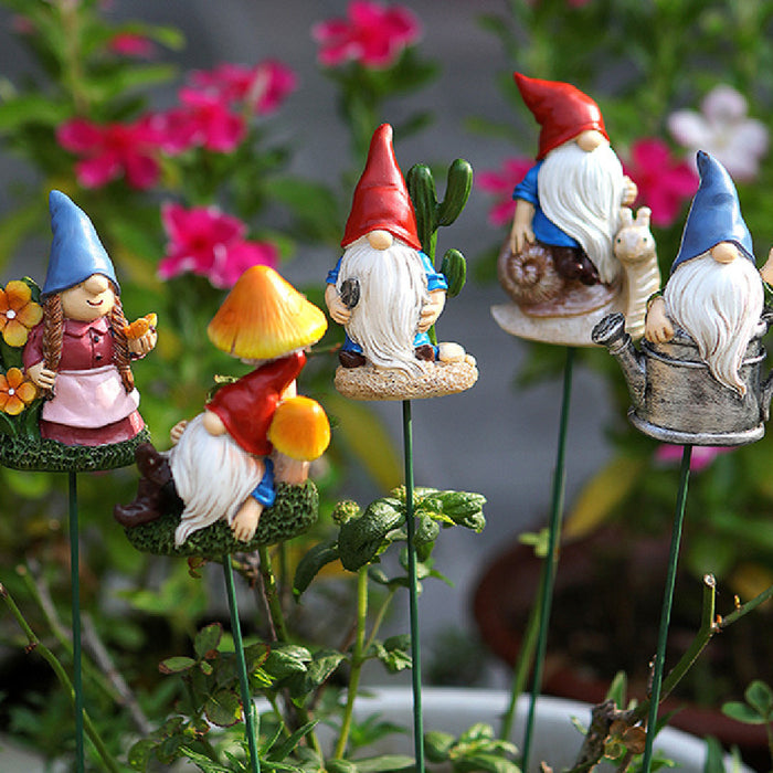 Garden Garden Elf Flowerpot Plug-in 🇨🇳