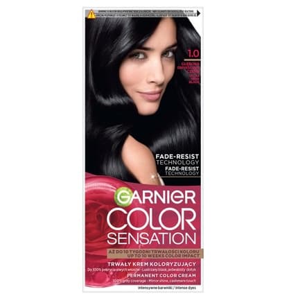 Garnier Color Sensation Hair Dye 1.0 Deep Onyx Black