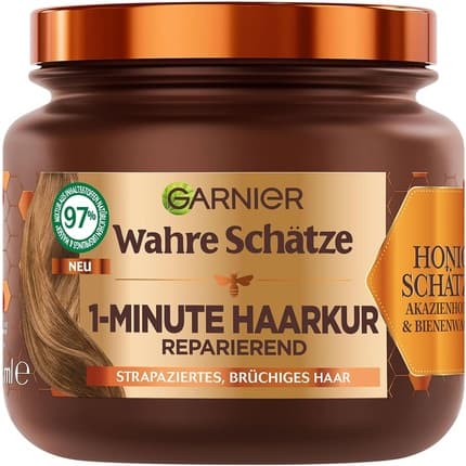 Garnier True Treasures Honey Treasures 1-Minute Hair Treatment 340ml