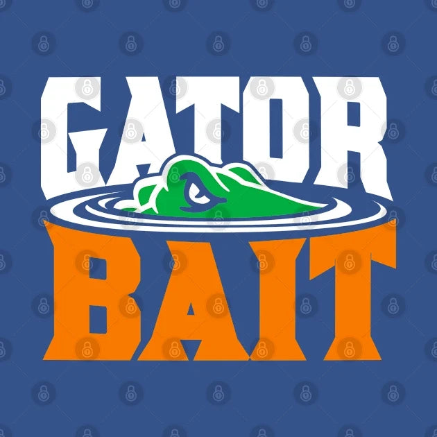 Gator Bait! - On Blue T-Shirt