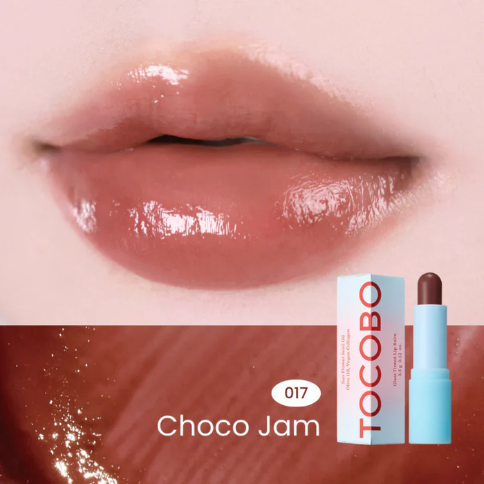 TOCOBO Glass Tinted Lip Balm #017 CHOCO JAM Nudie Glow Australia