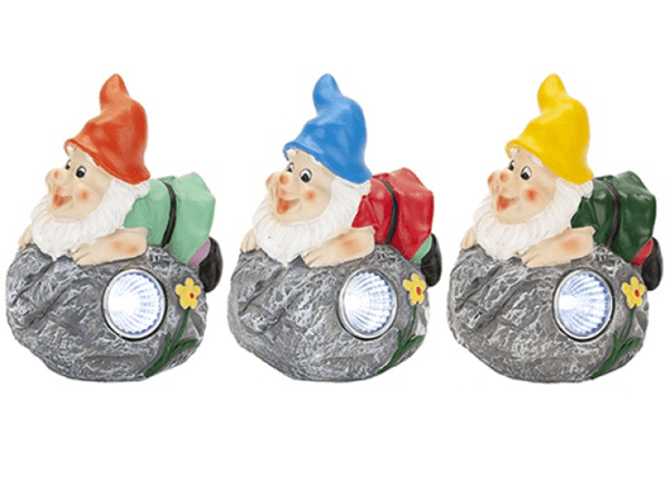 Gnome On Rock Solar Light 🇬🇧