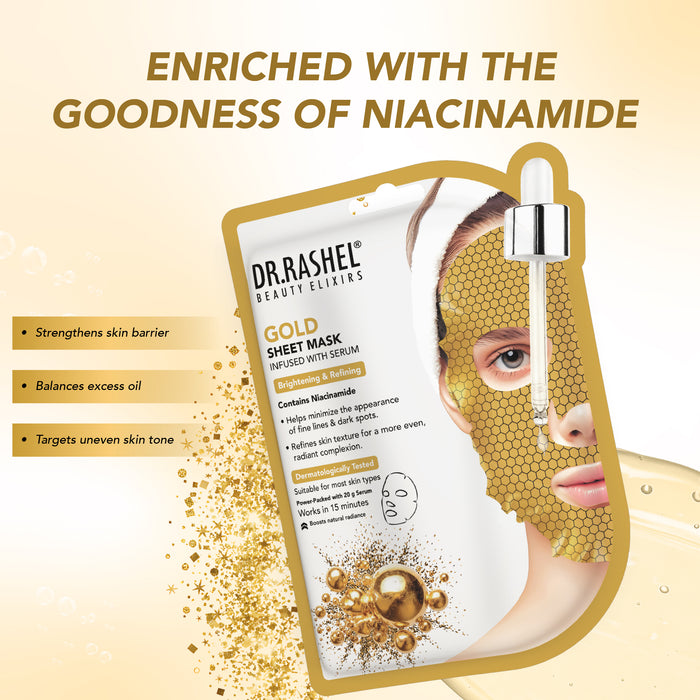 Gold Sheet Mask with Serum