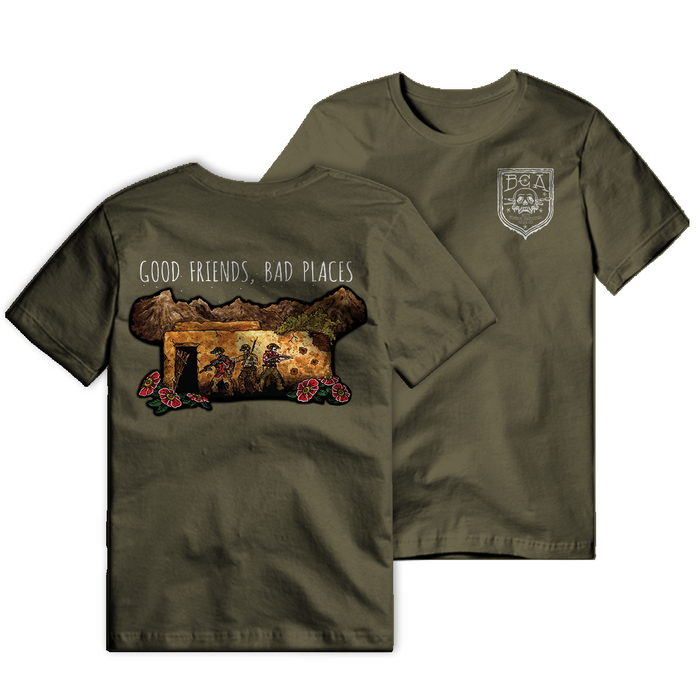 Good Friends Bad Places V2 Tee