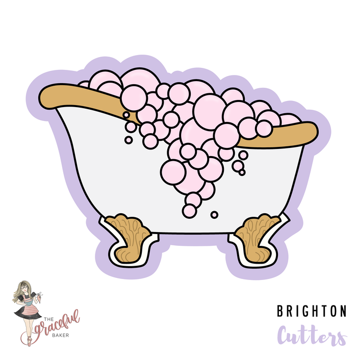 Grace's Claw Foot Tub Cookie Cutter