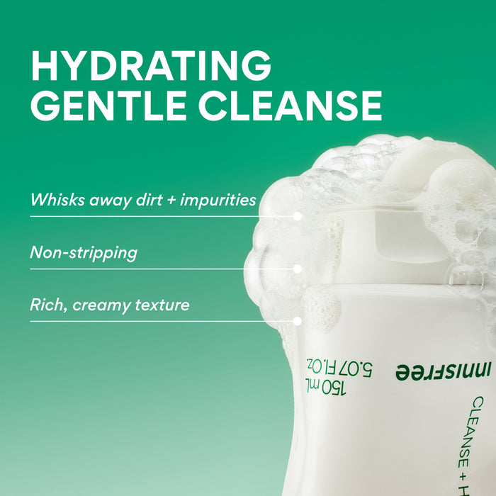 Green Tea Mini Double Cleanse + Hydrate Trio: green tea cleansing foam benefits