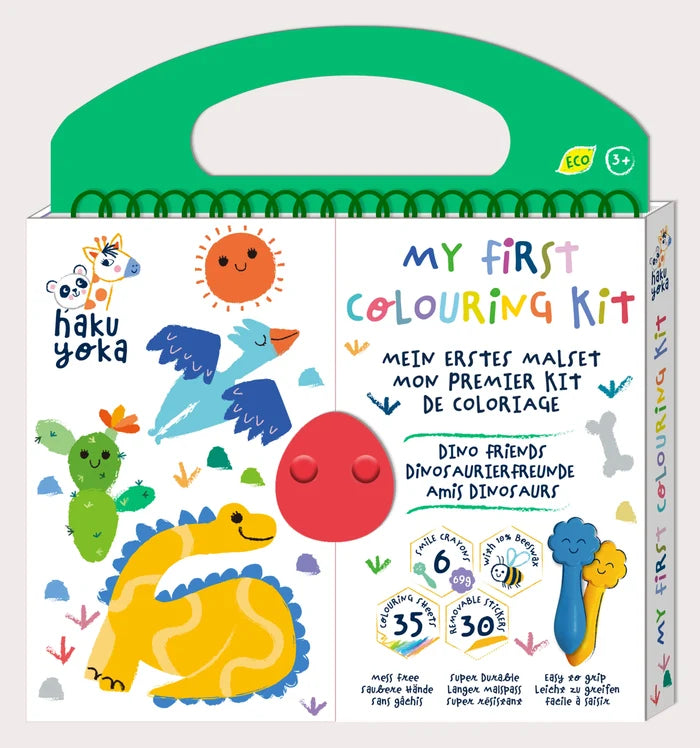 Haku Yoka My First Colouring Kit Dino