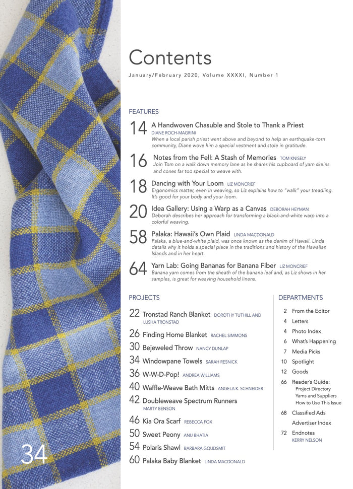 Handwoven January/February 2020