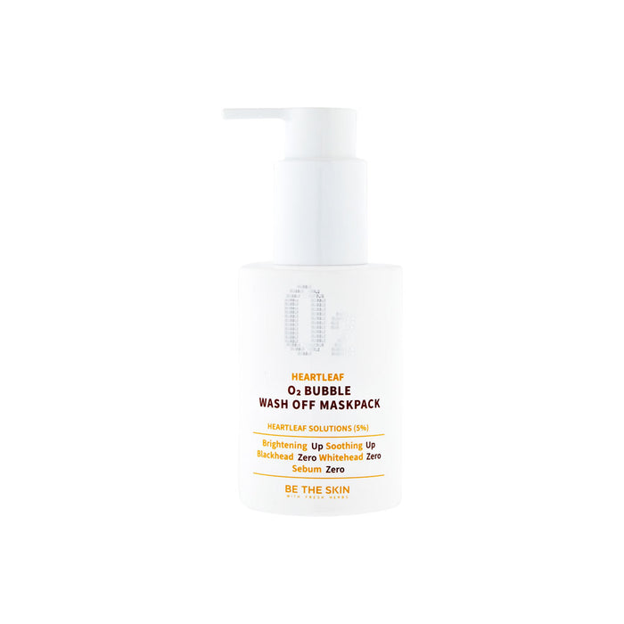 Be The Skin Heartleaf O2 Bubble Wash Off Maskpack Nudie Glow Australia