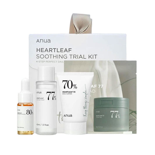 Anua Heartleaf Soothing Trial Kit Nudie Glow Australia