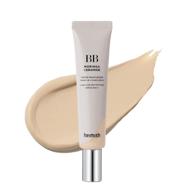 Heimish BB Moringa Ceramide Tinted Moisturizer Make-Up + Sunscreen 21 Lighr Beige