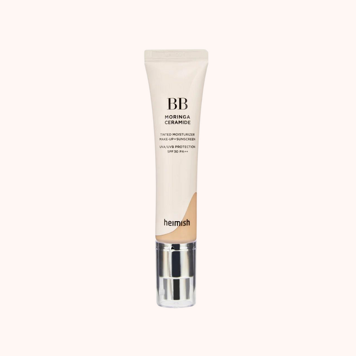 Heimish BB Moringa Ceramide Tinted Moisturizer Make-Up + Sunscreen 21 Lighr Beige