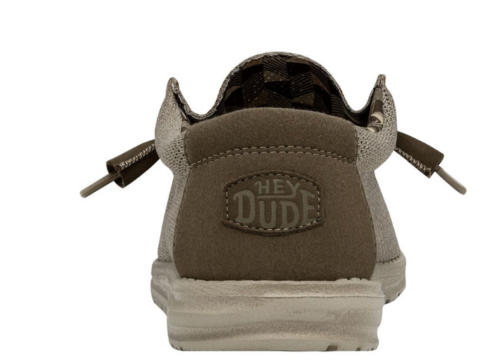 HEY DUDE Beige Wally Sox