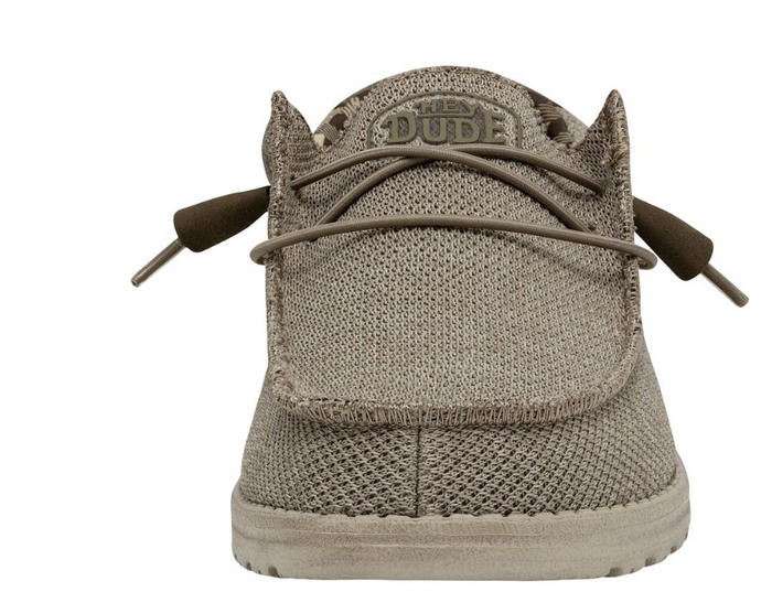 HEY DUDE Beige Wally Sox