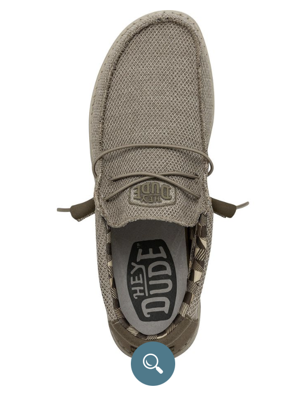 HEY DUDE Beige Wally Sox