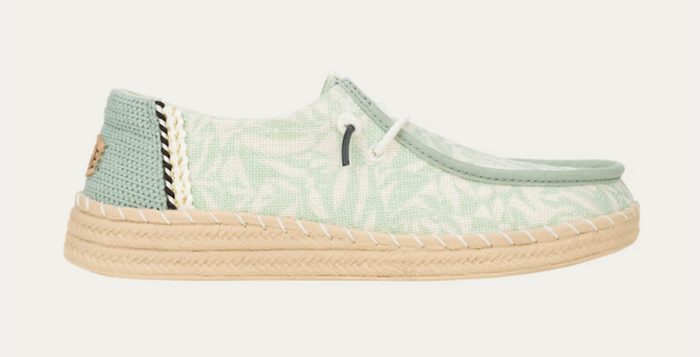 HEY DUDE Wendy Espadrille Retro Palm