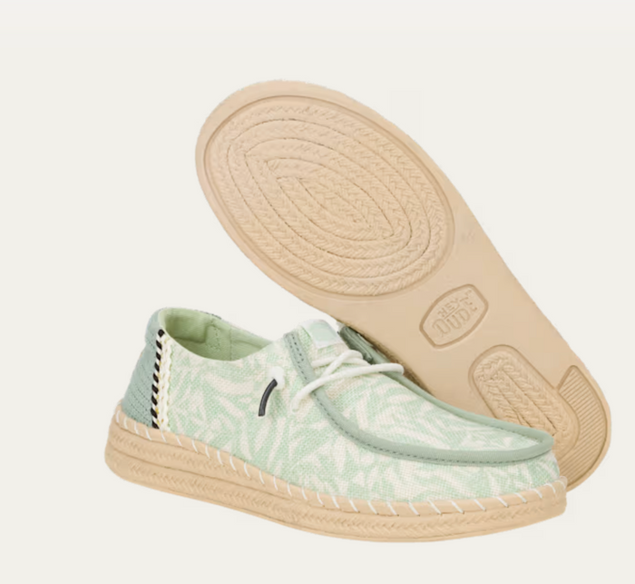 HEY DUDE Wendy Espadrille Retro Palm