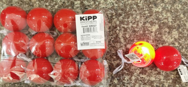 ITEM NUMBER 028327 FLASHING NOSE 12 PIECES PER PACK