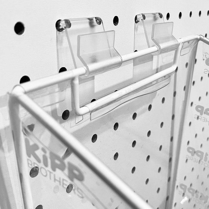 ITEM NUMBER 975610 - TOY BIN NYLON PEG BOARD HOOKS 24 PIECES PER PACK