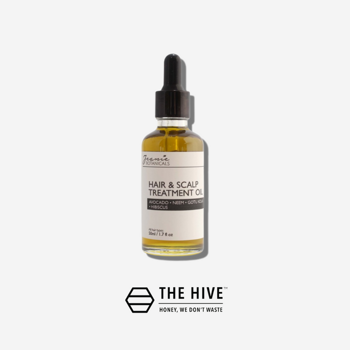 Jeanie Botanicals Hair & Scalp Treatment Oil (50ml) - Thehivebulkfoods