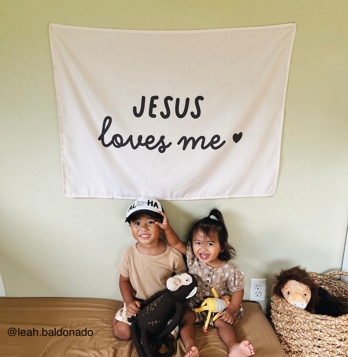 Jesus Loves Me Banner