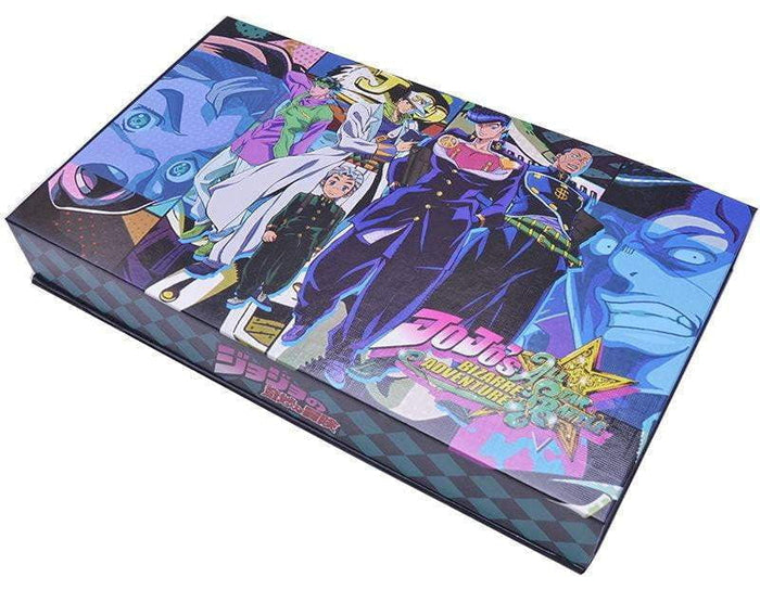 12pcs/set Anime JoJo's Bizarre Adventure Badge Pins Earring Necklace+Keychain+Box KeyRing Pendant Collection - TheAnimeSupply
