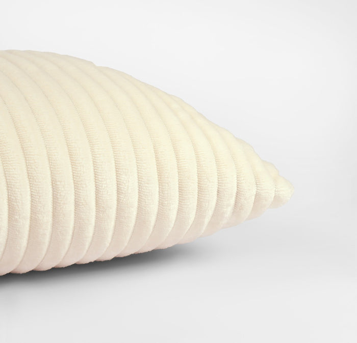 Jumbo Cord Ribbed Cushion Covers - Cream 🇬🇧
