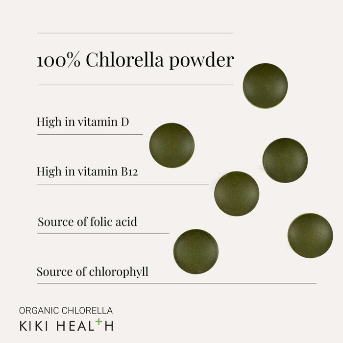 KIKI Health Organic Chlorella - 200 Tablets KIKI Health