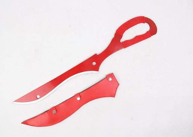 Kill La Kill Ryuko Matoi Wields Sword-Real Steel Scissor Blade Cosplay Decorative Red / Black Color - TheAnimeSupply