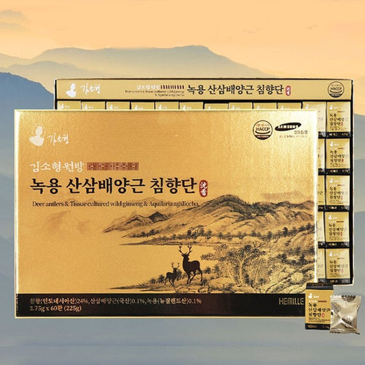 Kim So Hyung Hemille Deer Antlers & Tissue Cultured Qild Ginseng & Aquilaria Agallocha 3.75g x 60
